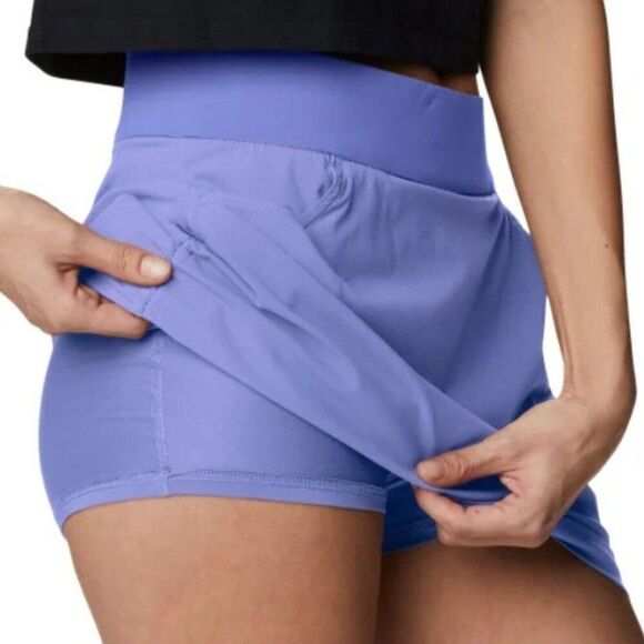 COLUMBIA Marina Bay Purple Lotus Skort Womens Sz Small Pull On Skirt Shorts NWT - Picture 1 of 12